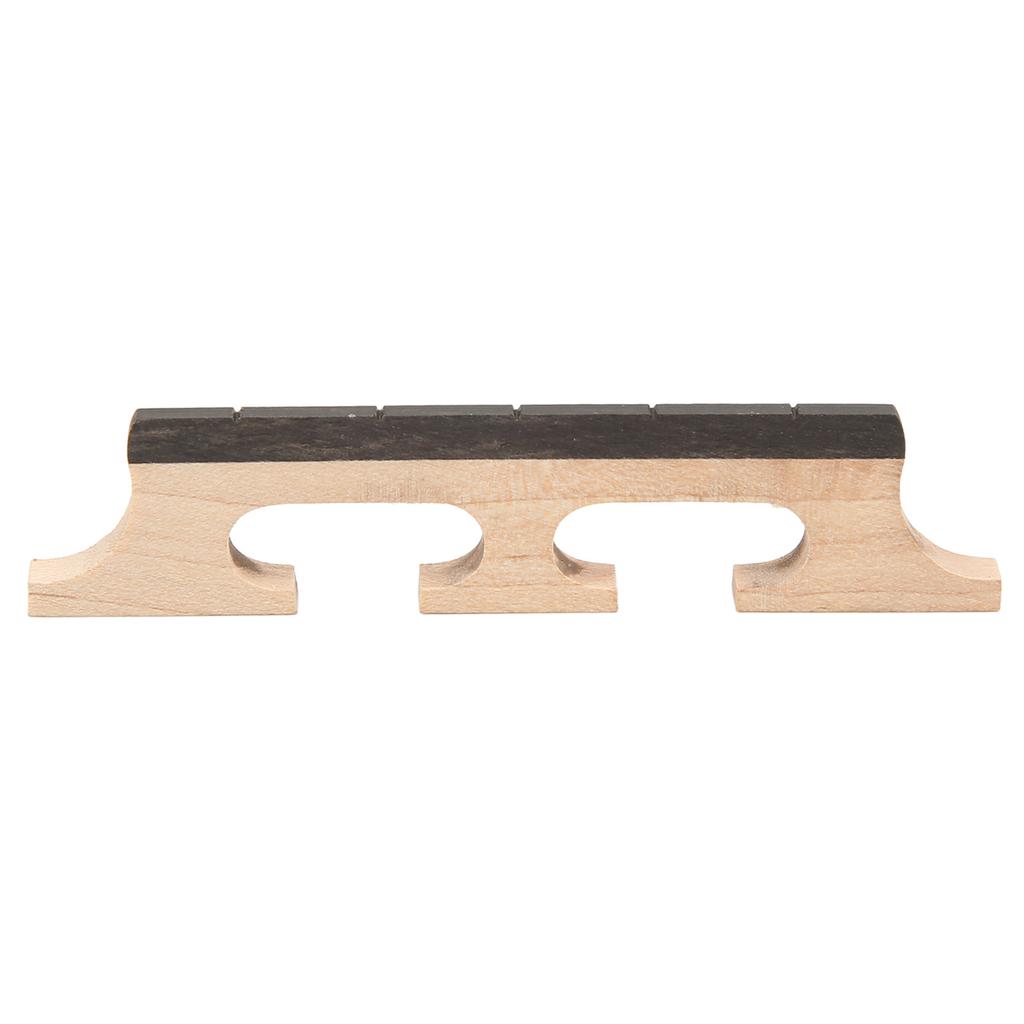 Banjo Bridge Maple Sturdy Lightweight Stable Clear Voice Transmission Wooden Banjo Bridge