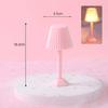 1:12 Dollhouse Miniature Led Night Light Floor Lamp Mini Desk Lamp Home Lighting Model Decor Toy Doll House Accessories