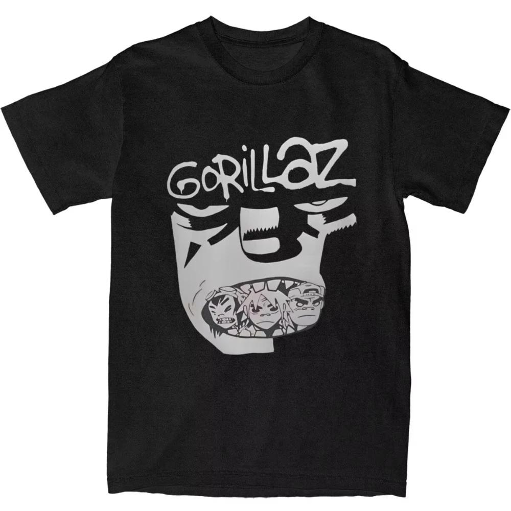 

Unisexs Women TShirt Music Band Gorillaz TShirts Fashion Beach Tee Shirt Vintage Print Cotton Oversized Tops Plus Size 3XL S