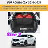 Custom High Quality Car Trunk Mat For Acura CDX 2016 2017 2018 2019 2020 2025 Interior Accessories Anti Dirty Leather Carpet