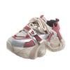 Retro red dad shoes women's autumn new thick-soled muffin versatile height-increasing sports and leisure shoes
