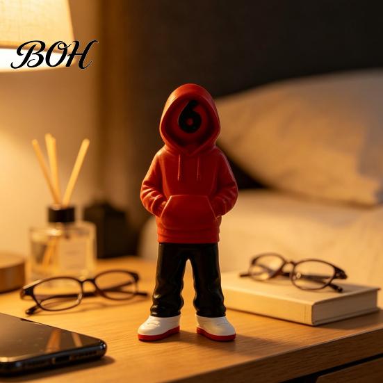 Durable PLA Art Piece 67 Number Doll Ornament, Creative Figures, Street Style Unique Streetwear Statue Gaming Table Display Collectibles, for