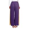 Womens Liturgical Dance Pants Metallic High Waist Elastic Waistband Wide Leg Loose Performance Trousers
