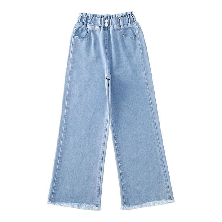 Mädchen Weitbeinjeans - 2023 Koreanischer Stil Frühling/Herbst Hosen für Kinder