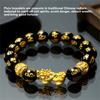 Elastic Handchain Attract Wealth and Good Fortune with Alloy Bracelet Unisex Stone Bead Jewelry for Prosperity