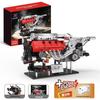Five-in-One Programmable Wall-E Robot: Assembly Building Blocks, Electric Science Education, Remote Control, Compatible with Lego