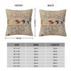 Dragonriders Of Pern Maps Square Pillowcase Polyester Linen Velvet Printed Zip Decorative Home Cushion Cover