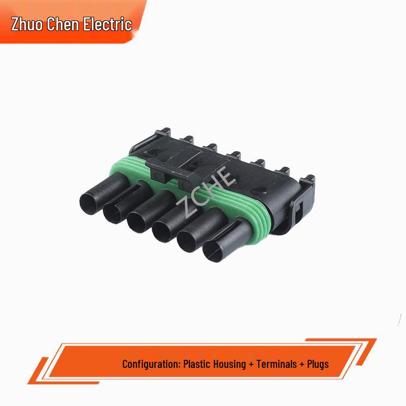 6-Pin Stecker und Buchse für Automobilsteckverbinder - Inländisch 12010975 12015799