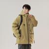Padded clothes men's jackets autumn and winter new warm waterproof padded jackets loose thickened trendy padded clothes