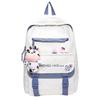 Schoolbag Junior High School Student Schoolbag Female Harajuku Ulzzang High School College Student Contrasting Color Backpack Ins Wind Girl Backpack 