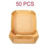 30/50Pcs Kitchen Gadgets Disposable Pastry Molds Paper Pad Air Fryer Measuring Tools & Scales Kitchens Accessories Non-stick Mat