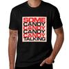 Jamc Some Candy Talking Typograph Sticker TShirt Dry Fit Athletic Short Sleeve Shirt TShirt
