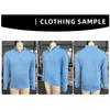 New Men's Waffle Long-sleeved Shirt with Patch-style Buttons, Henry Collar, Pocket-style Casual Outdoor Sports Men's Polo Shirt
