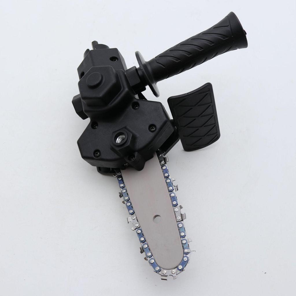 Electric Drill To Chainsaw Converter Kit with Fixed Bracket – Multifunctional Accessory for Cutting and Grinding.