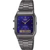 Ana-Digi Quartz Wristwatch Vintage Series AQ-230GG-2A Unisex Dual Time Blue