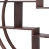 12 Inch Diameter Curio Cabinets Hexagonal Flower Pot Rack Antique Bogu Rack  Desktop
