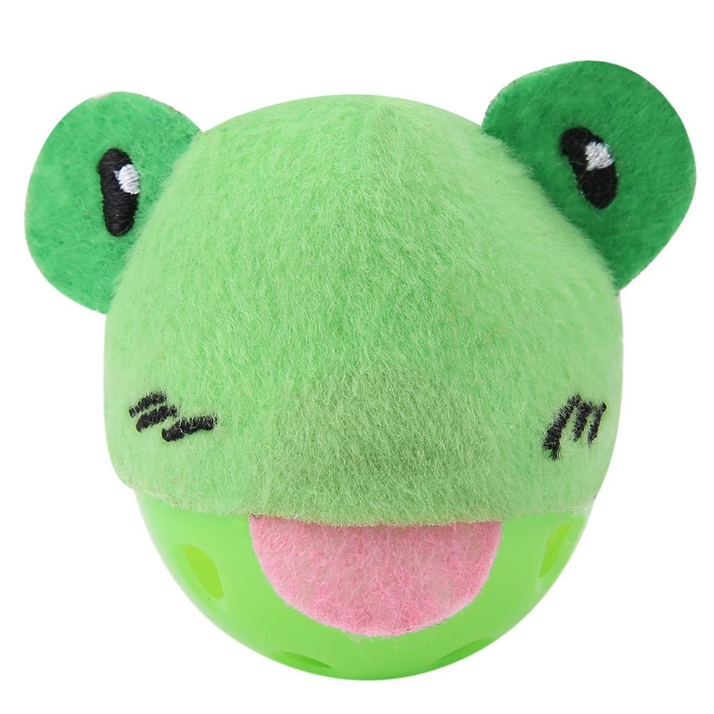 Cat Playing Toy Kitten Pet Howllow Animal Shape Cat Teaser Green
