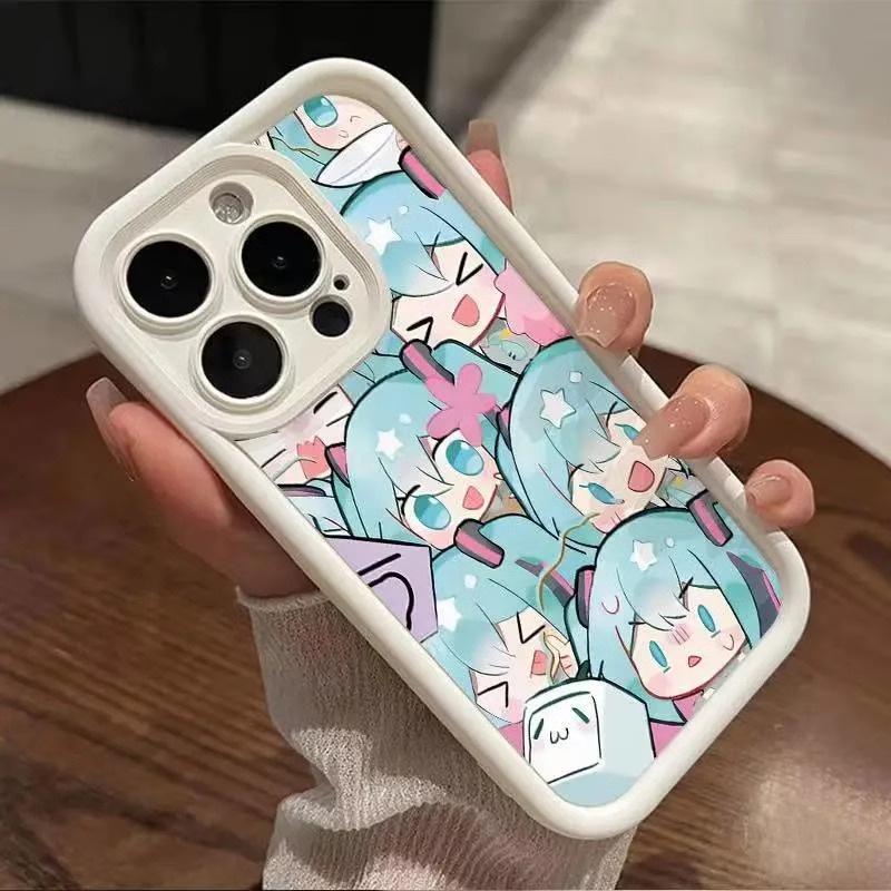 Full screen Hatsune iPhone17Promax mobile phone case ladder suitable for Apple 16promax all-inclusive Tianyan 15 sets