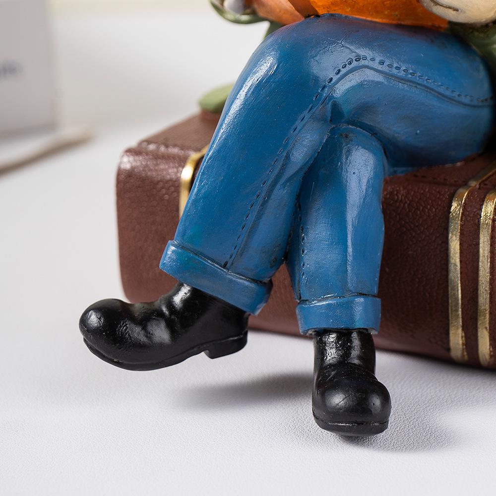 Mr. Rabbit Resin Ornament: Home & Office Decoration