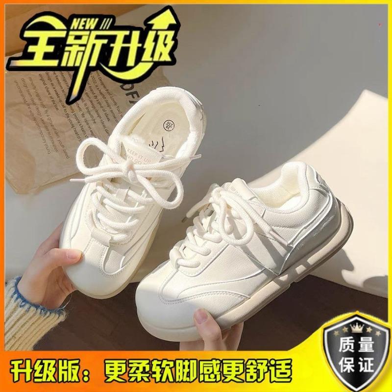 Spring little white shoes women's ugly cute big head shoes new versatile campus style sports and leisure board shoes