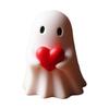 Love Heart Ghost Hanging Decoration Halloween Indoor Outdoor Car Rearview Mirror 2D Flat Acrylic Cartoon Ghost Hanging Ornament Pendant