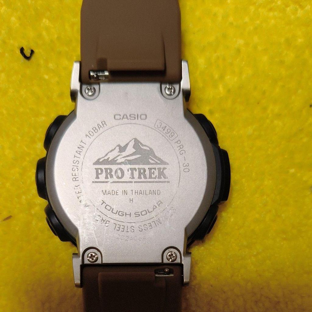 Used CASIO PRO TREK Tough Solar PRG-30