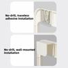 Plastic Folding Trash Bag Holder No-Drill Plastic Bag Holder Waste Bag Rack  for Kitchen
