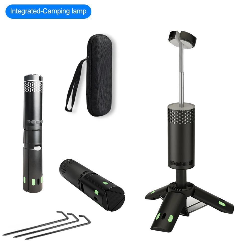 Upgraded Camping LED Telescopic Flashlight with Tripod Rechargeable Emergency Lamp Outdoor Portable orch Light Table Lamp Tent