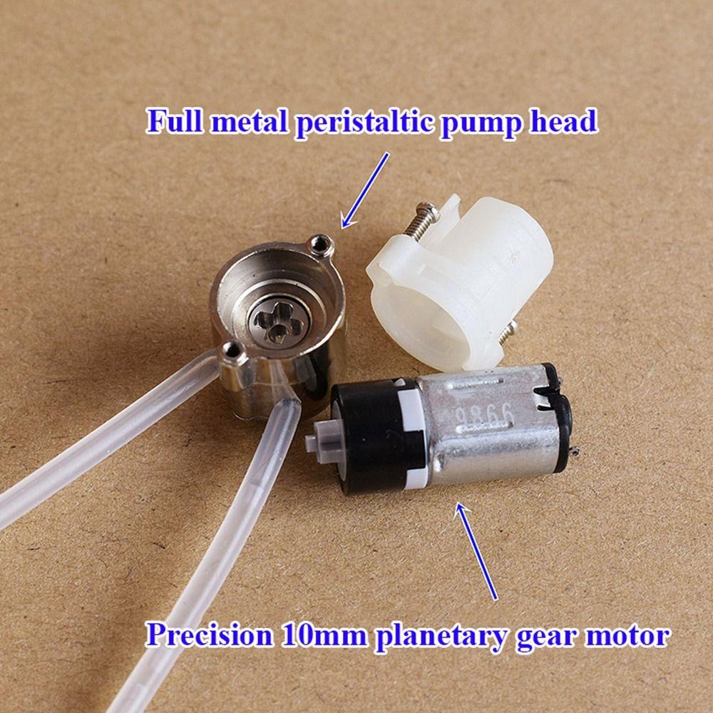 1Pcs 10mm Planetary Gear Mini Dosing Pump Squeezing Pump  for Precision Instrument Equipment