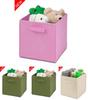 Modern Foldable Fabric Storage Box For Bedroom With 21l Capacity For Clothes Toys