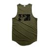 Muscleguys Men's Summer Bodybuilding muscle Tank Top Comfortable and Fashion printed Tops Tide youth slim Sleeveless Fitness Vest