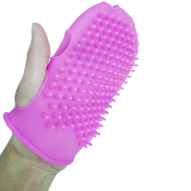 Silicone Skin Massage Bath Brush for Body Scrub Bathing Shower Gloves Towel Massager Bathroom Tool Clean Stress Relax Health