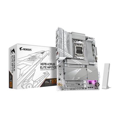 Gigabyte Placa base ATX X870 AORUS ELITE WIFI7 ICE con chipset AMD X870 MB6573