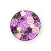 Soap Flowers Round Box Lavender Rose and Carnation