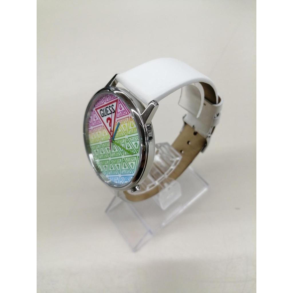 Used GUESS V1020M1 Rainbow x White Analog Quartz Watch