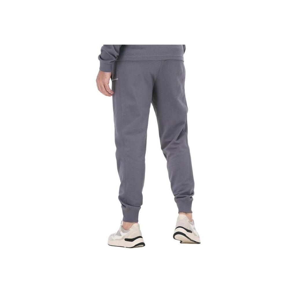 Calvin Klein Ss22 Solid Color Drawstring Cuffed Casual Pants Men Bottoms Gray J30J319931PTP
