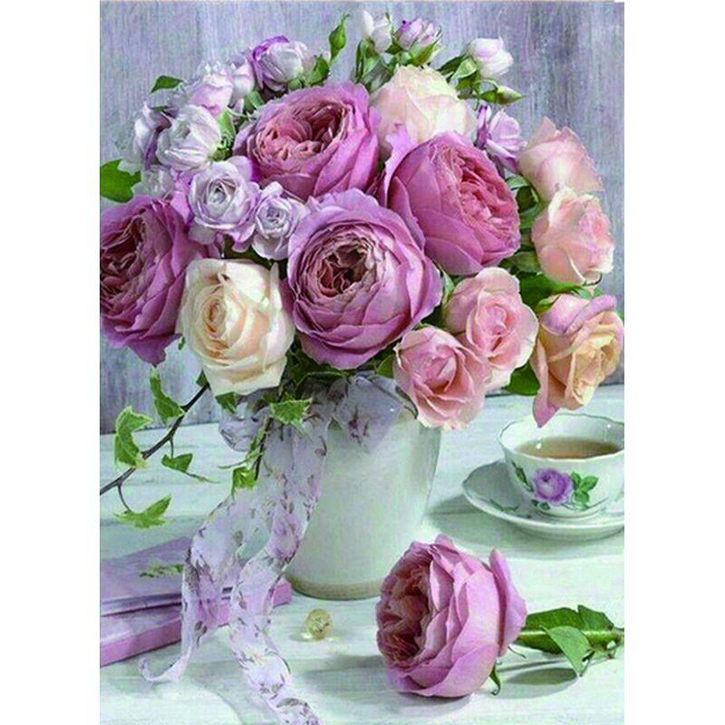 Diy 5d Diamond Painting Scenery Rhinestones Pictures Landscape Diamond Mosaic Cartoon Handwork Rhinestone Art