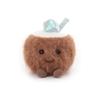 Apricot Lamb Cold Coconut Plush Toy, Soft and Cute, Fluffy Cold Coconut for Boys and Girls 10cm