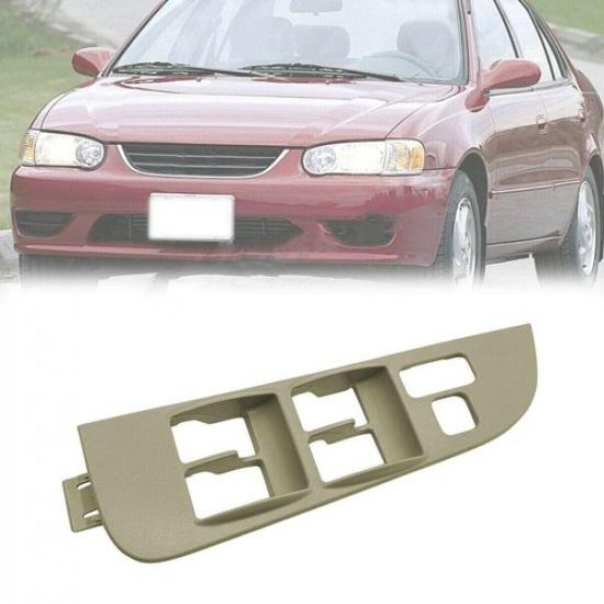 Driver Left Master Power Window Switch Bezel Trim For 1998-2002 Toyota Corolla