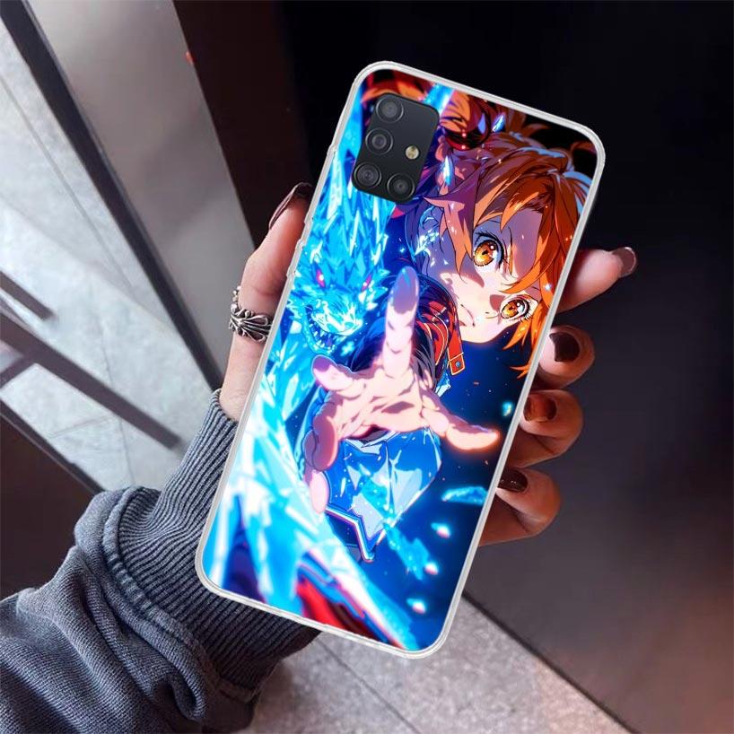 

Sword Art Online Yuuki Asuna Phone Case For Samsung Galaxy A52 A51 A50S A32 A22 A12 A02S A72 A71 A31 A70 A30S Note 20 Ultra 10 P Samsung A52S 5G