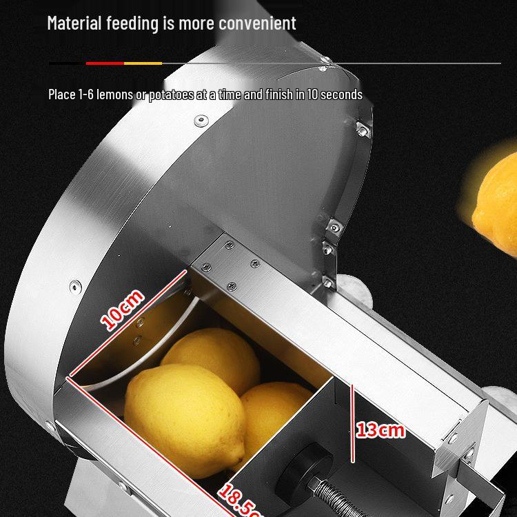 Stainless Steel Manual Electric Slicer for Fruits & Vegetables