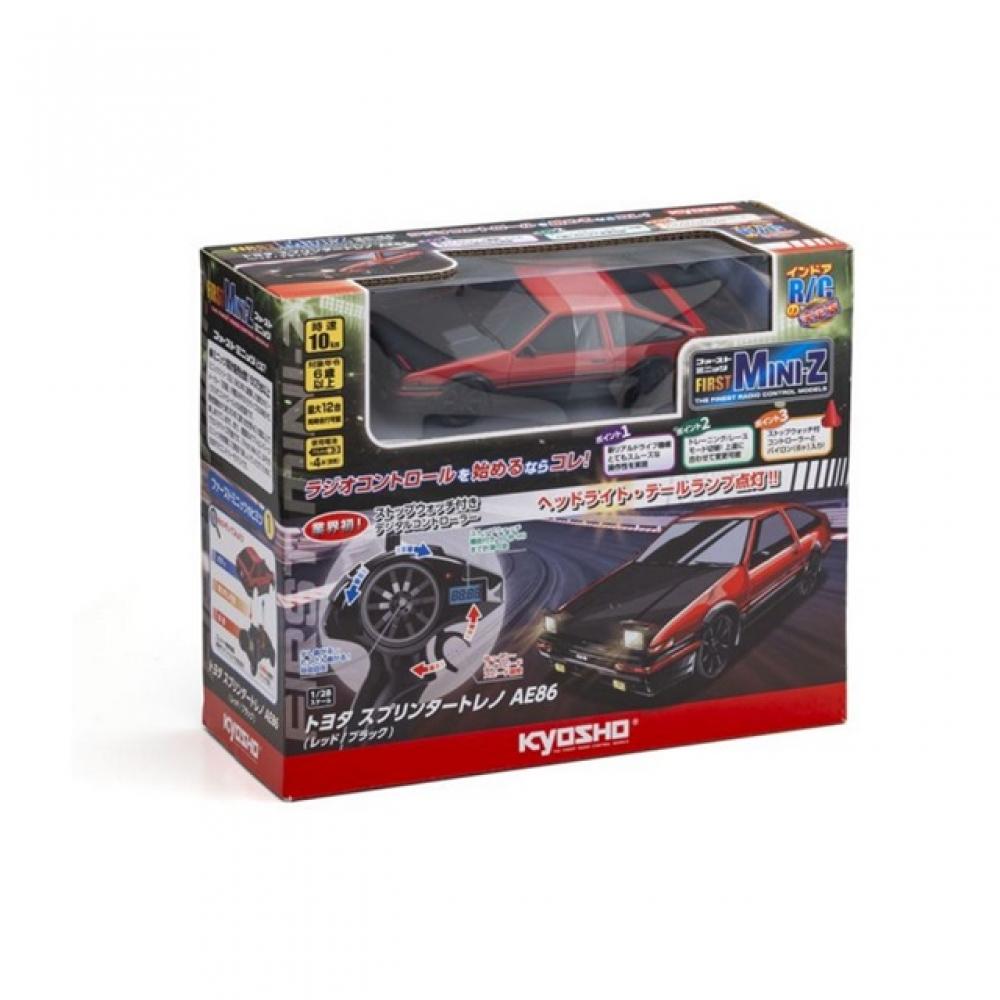 Kyosho Radio Control Toyota Sprinter Trueno Ae86  Red Black 