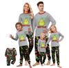 Christmas Print Cute Family Set Pajamas, Home Clothes, Family Set Long Sleeve Top Pants Set