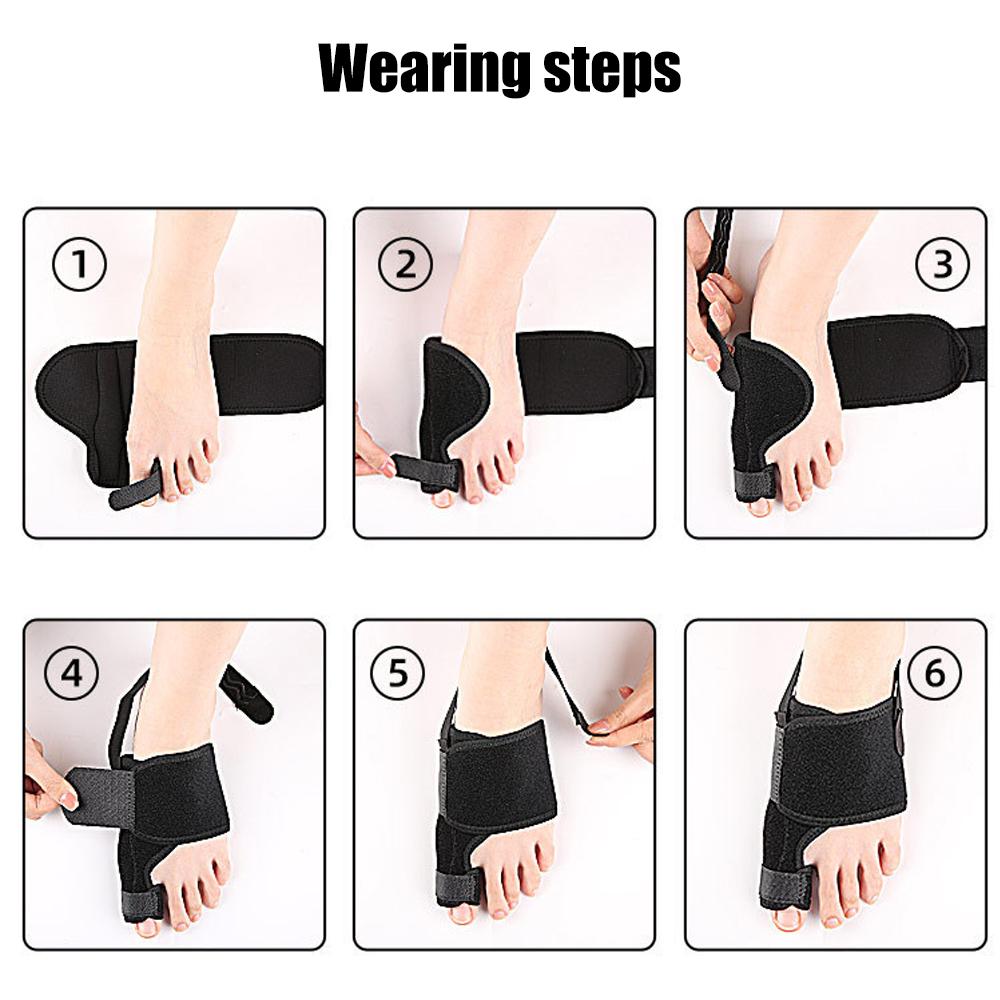 1Pc Adjustable Bunion Corrector For Women Men Big Toe Straightener Hallux Valgus Support Brace