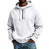 Men's Casual Raglan Long Sleeve Hooded Sweatshirt with Round Neck for Athletic and Everyday Wear