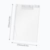 Thickening Writing Splint Transparent Plate Clamp High Quality Writing Board Clip  Gift