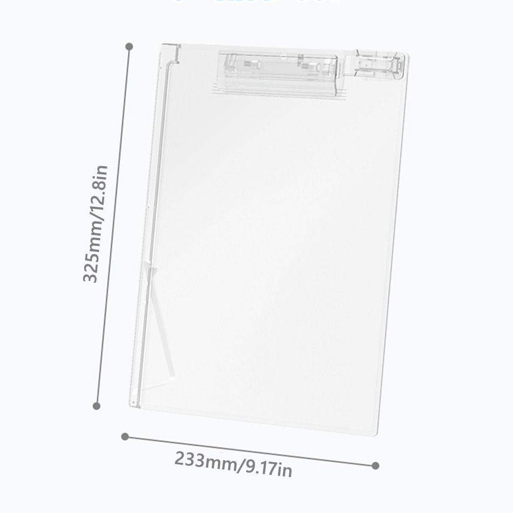 Thickening Writing Splint Transparent Plate Clamp High Quality Writing Board Clip  Gift