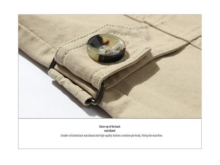 Pánská podzimní ležérní praná bunda střední délky