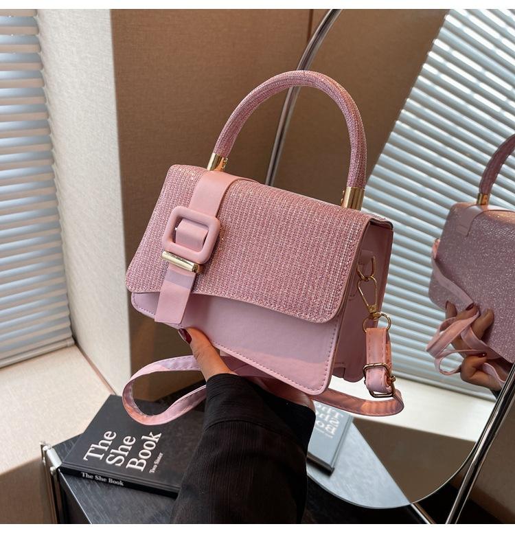 

Trendy new summer casual popular simple fashion shoulder crossbody portable small square women s bag рожевий