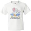 Inktastic Minha Avó Me Ama Até a Lua e de Volta Família de Elefantes Camiseta Juvenil